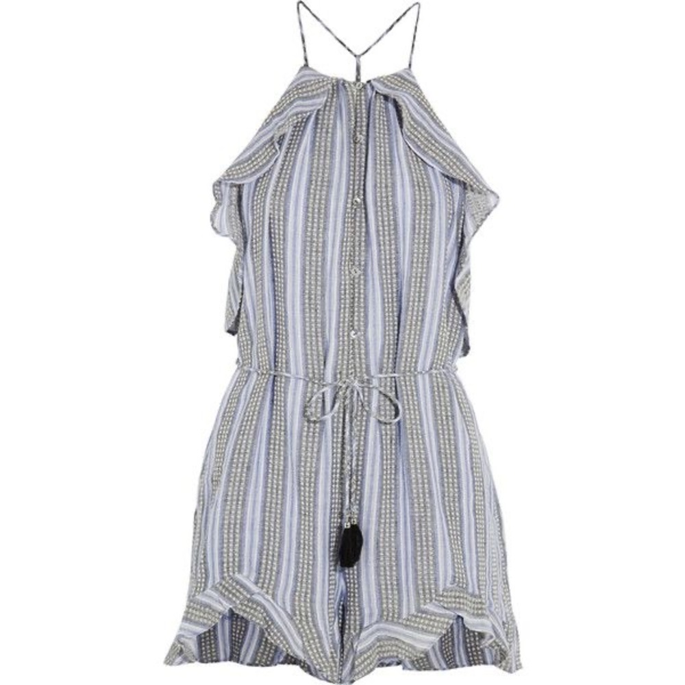 Zimmerman striped zephyr romper playsuit